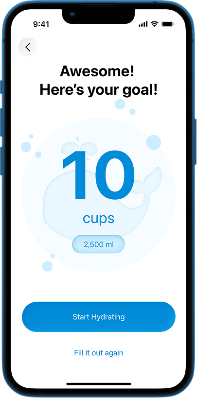 Start Waterbent water tracker